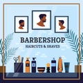 The Best Barbershop Haircuts and Shave Cartoon.