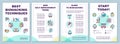 Best biohacking techniques brochure template