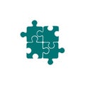 Best blue puzzle icon.