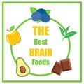 The best brain foods 1 Royalty Free Stock Photo