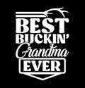 Best Buckin Grandma Ever Tee Retro Vintage Style Shirt, Best Grandma Gift Hunting Tee Template