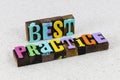 Best business practice experience policy knowledge training practices