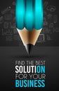 Best Business Solution Infographic Layout Template for data