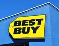 Best Buy Store Sign Royalty Free Stock Photo