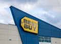 Best Buy storefront at Halifax Chain Lake Drive. Best Buy is an American multinational consumer electronics retailer