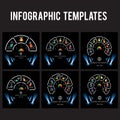 Best Chart Templates 3, 4, 5, 6, 7, 8 positions for information on black background