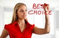 Best choice Royalty Free Stock Photo