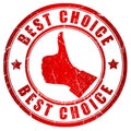 Best choice Royalty Free Stock Photo