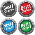 Best choice best price icons