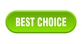 best choice button Royalty Free Stock Photo