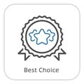Best Choice Line Icon.
