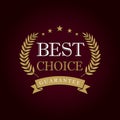 Best choice logo. Royalty Free Stock Photo