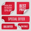 Sale banners, tag, sticker, badge, discount price Royalty Free Stock Photo