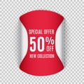 Sale banners, tag, sticker, badge, discount price Royalty Free Stock Photo