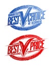 Best choice and best price rubber stamps set