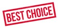 Best Choice rubber stamp Royalty Free Stock Photo