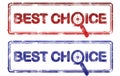 Best choice stamp Royalty Free Stock Photo