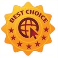 Best choice stamp vector