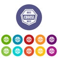 Best choise label set icons