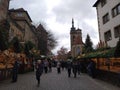 Best Christmas markets in Germany- Stuttgart. Royalty Free Stock Photo