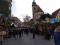 Best Christmas markets in Germany- Stuttgart. Royalty Free Stock Photo