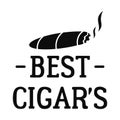 Best cigar logo, simple style