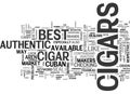 Best Cigars Word Cloud