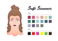 Best colors for Soft Summer color type