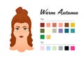 Best colors for Warm Autumn color type