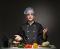 The best cook is a man Royalty Free Stock Photo