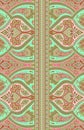 Best Creative Digital floral textile Border with Ethnic style motifs Patchwork Royalty Free Stock Photo