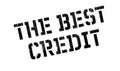 The Best Credit rubber stamp