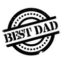 Best Dad rubber stamp Royalty Free Stock Photo
