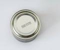 Best before date on the tinned food, isolated