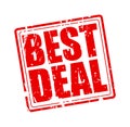 Best deal red stamp text Royalty Free Stock Photo