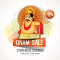 Best Deals Onam Sale Poster, Banner or Flyer.