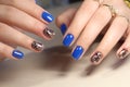 The best design of the nail manicure