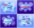 Best Dicounts Winter Big Sale Best Offer Posters