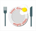 Best diet - empty plate