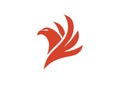 Best Eagle fly logo Template Royalty Free Stock Photo