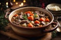 Best Ever Beef Stew. Charming festive atmosphere.