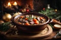 Best Ever Beef Stew. Charming festive atmosphere.