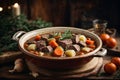 Best Ever Beef Stew. Charming festive atmosphere.