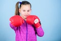 Best exercise. Fitness diet. energy health. workout of small girl boxer. Sport success. sportswear fashion. punching