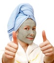 Best facial mask for a healthy skin Royalty Free Stock Photo