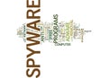 Best Free Spyware Remover Word Cloud Concept