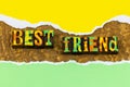 Best friend friendship happy fun young friends cheerful together relationship Royalty Free Stock Photo