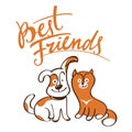 Best Friends Royalty Free Stock Photo