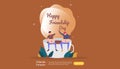 best friends forever concept for celebrating happy friendship day event. vector illustration of social relationship with people Royalty Free Stock Photo