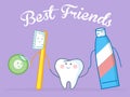 Best Friends Of Healthy Tooth